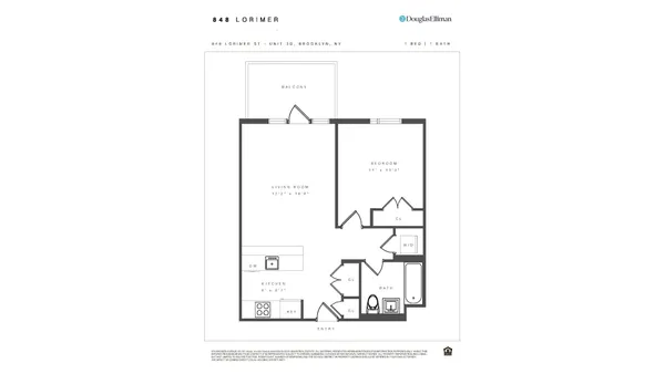 $6,150 | 860 Lorimer Street, Unit 3D | Greenpoint