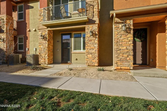 a view of a brick building