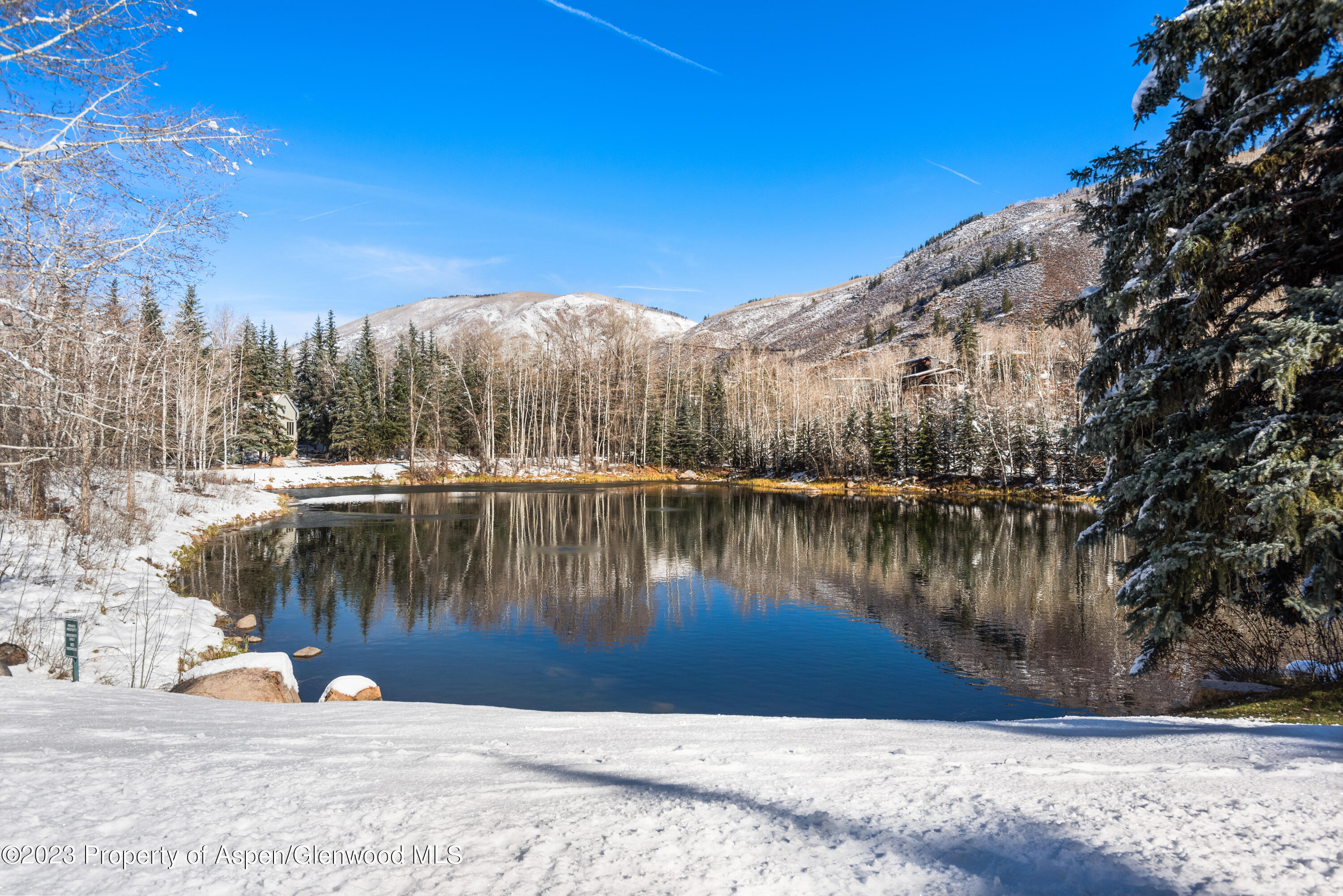 1436 Crystal Lake Road, Unit 4B Aspen, CO 81611 - Photo 20 of 22 a view of a lake view