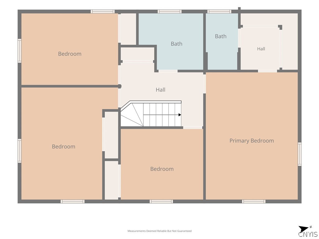109 Old Powder Mill Road Manlius, NY 13066 - Photo 45 of 47 2nd floor layout of home