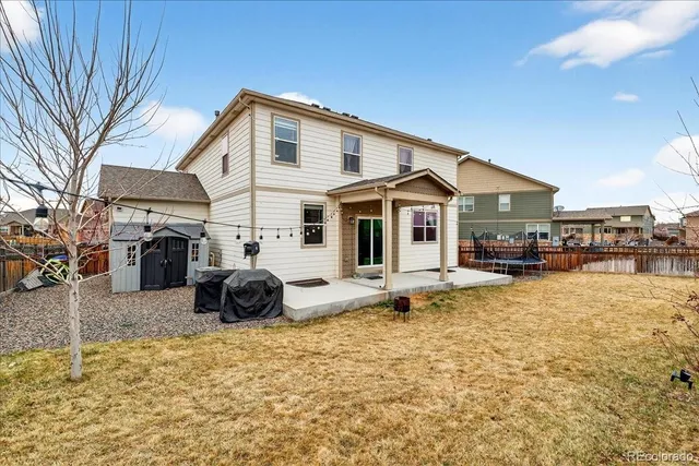 a view of a house with a patio