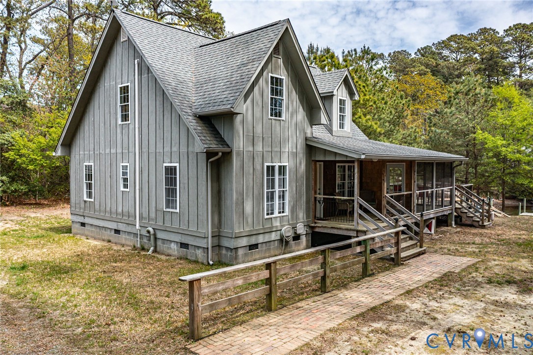 193 Deep Water Lane Reedville, VA 22539 - Photo 61 of 84 This property features a board and batten exterior