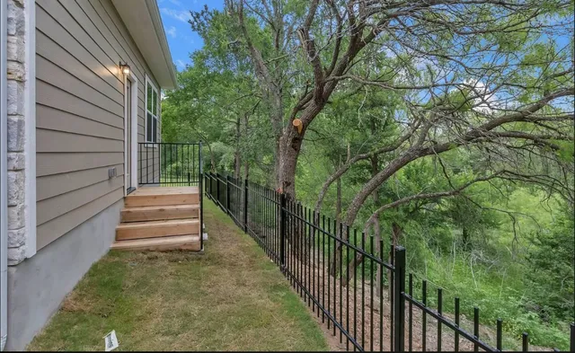 a view of stairs and pathway