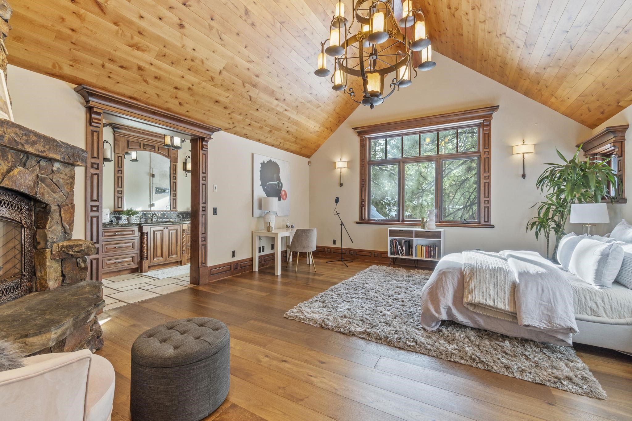 12541 Granite Drive Truckee, CA 96161 - Photo 15 of 20 a living room with furniture large window and wooden floor