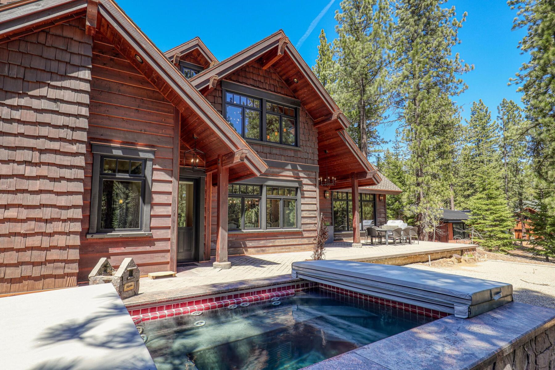 12541 Granite Drive Truckee, CA 96161 - Photo 19 of 20 a front view of house with yard outdoor seating and garage