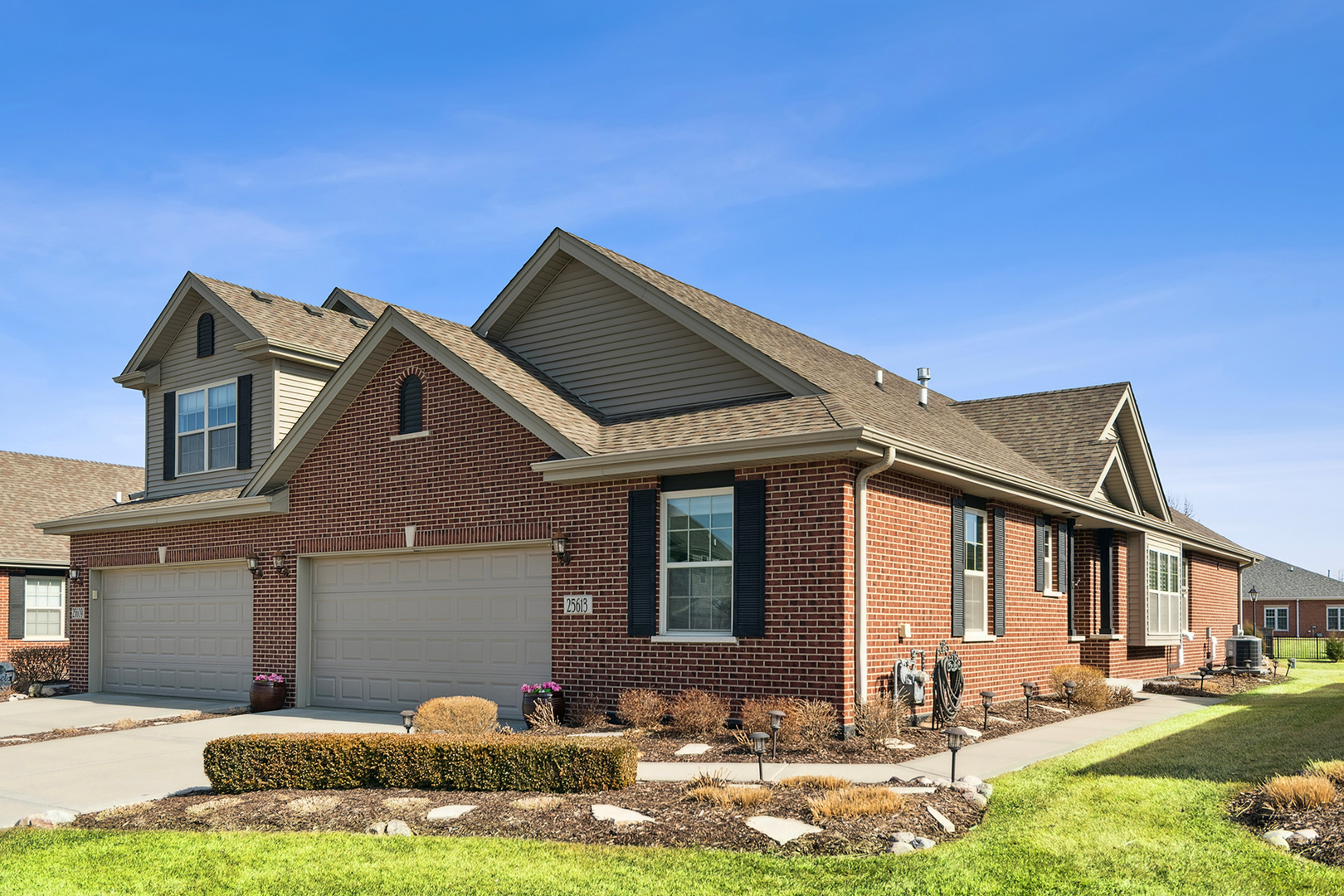 25613 South Riley Erin Road Manhattan, IL 60442 - Photo 1 of 1 a front view of a house with a yard