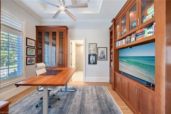 a outdoor space with furniture