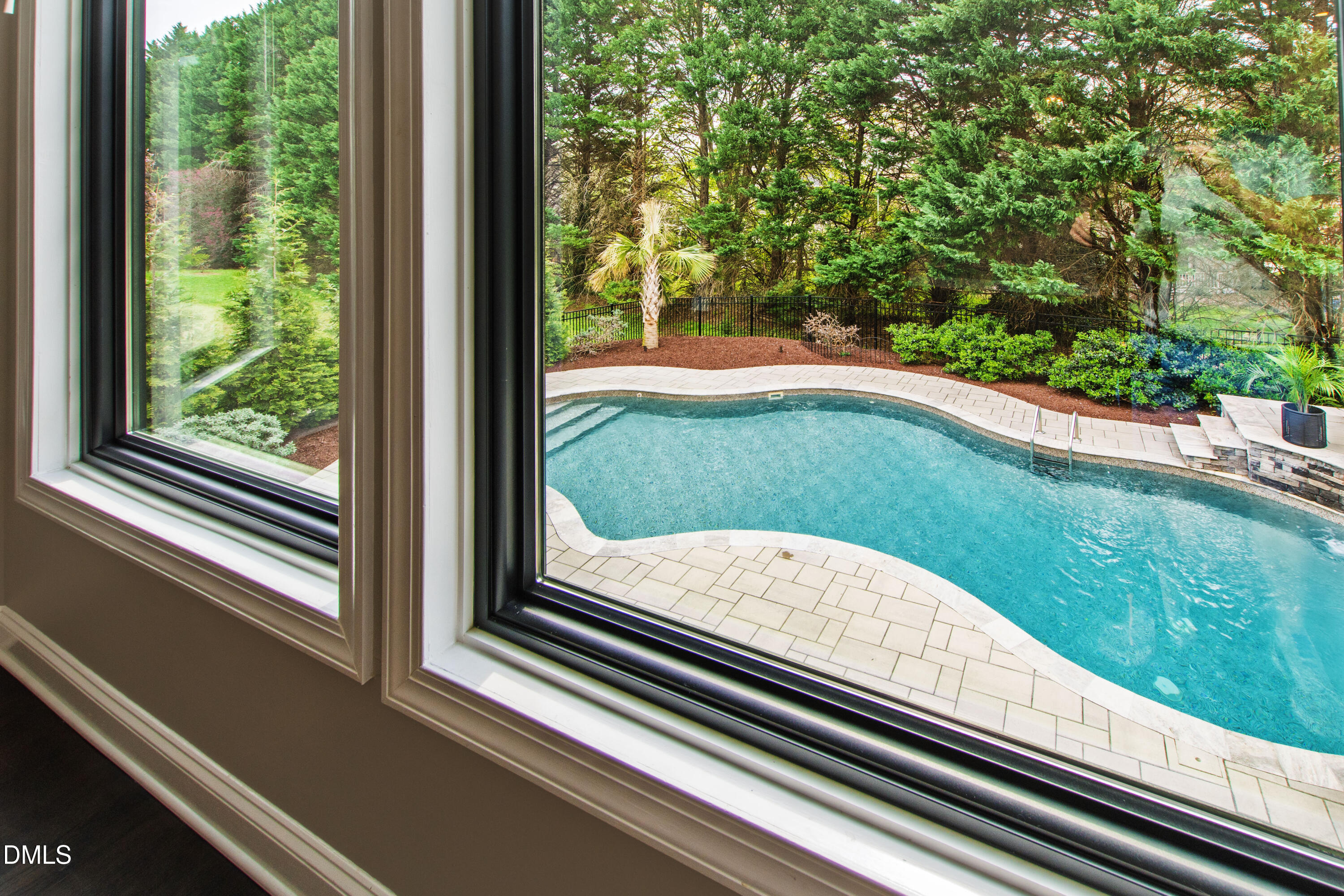 12408 Cilcain Court Raleigh, NC 27614 - Photo 23 of 80 a view of a yard from a window