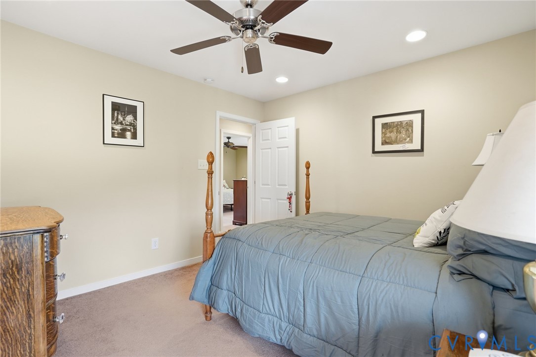 19012 Teman Road Beaverdam, VA 23015 - Photo 23 of 41 a bedroom with a bed and a view of room