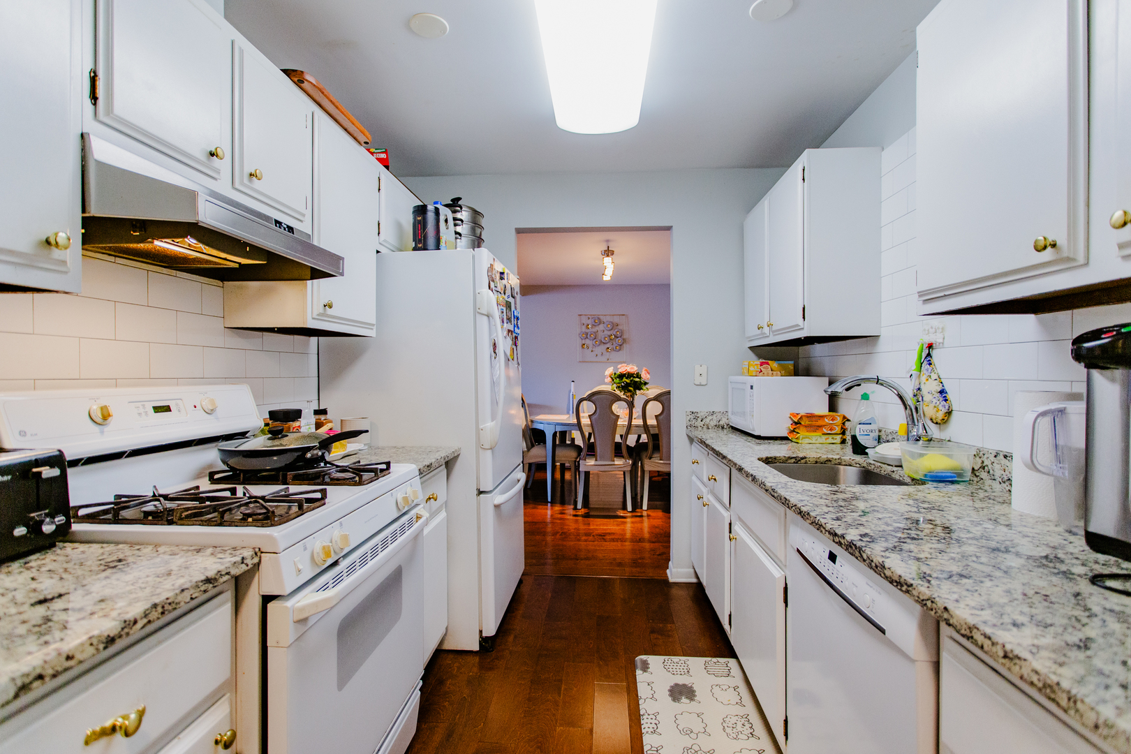 300 Thames Parkway, Unit 1C Park Ridge, IL 60068 - Photo 10 of 19 a kitchen with a stove a sink and a refrigerator