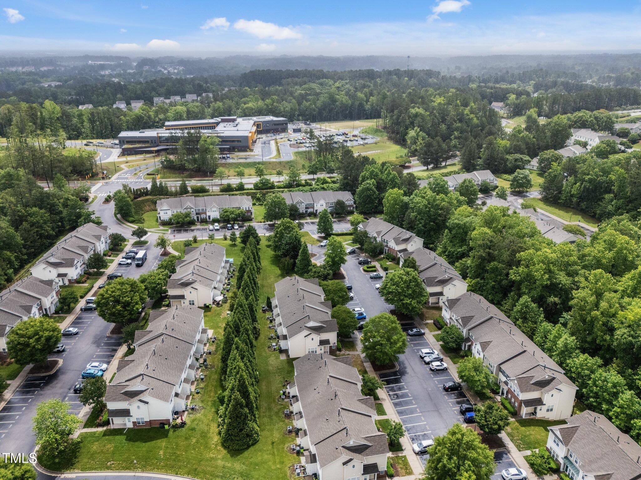 214 Cedar Elm Road Durham, NC 27713 - Photo 32 of 35 an aerial view of multiple house