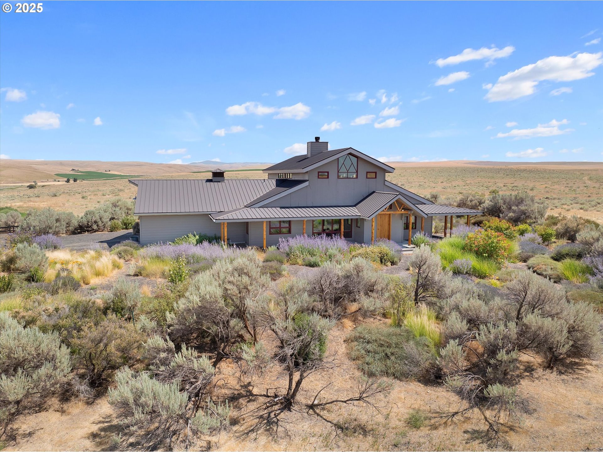 64209 Meadow Brook Road Lexington, OR 97839 - Photo 2 of 48 a front view of house with yard and mountain view in back