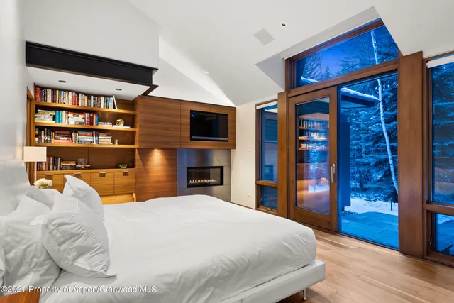 a workspace with furniture and window