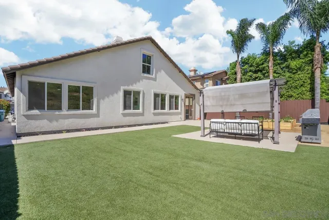 a view of an outdoor space and deck