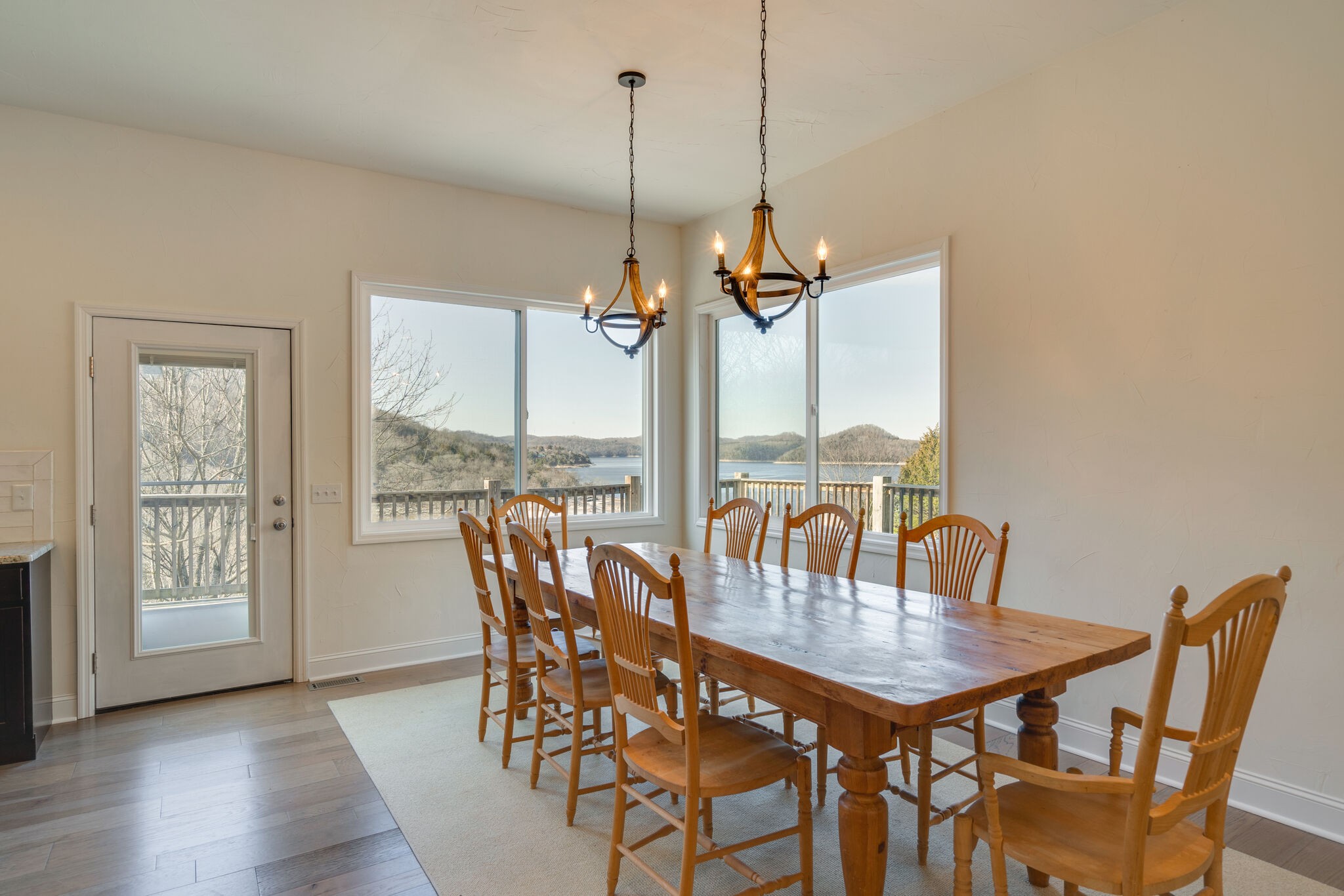 609 Floating Mill Village Road Silver Point, TN 38582 - Photo 5 of 64 a view of a dining room with furniture window and wooden floor