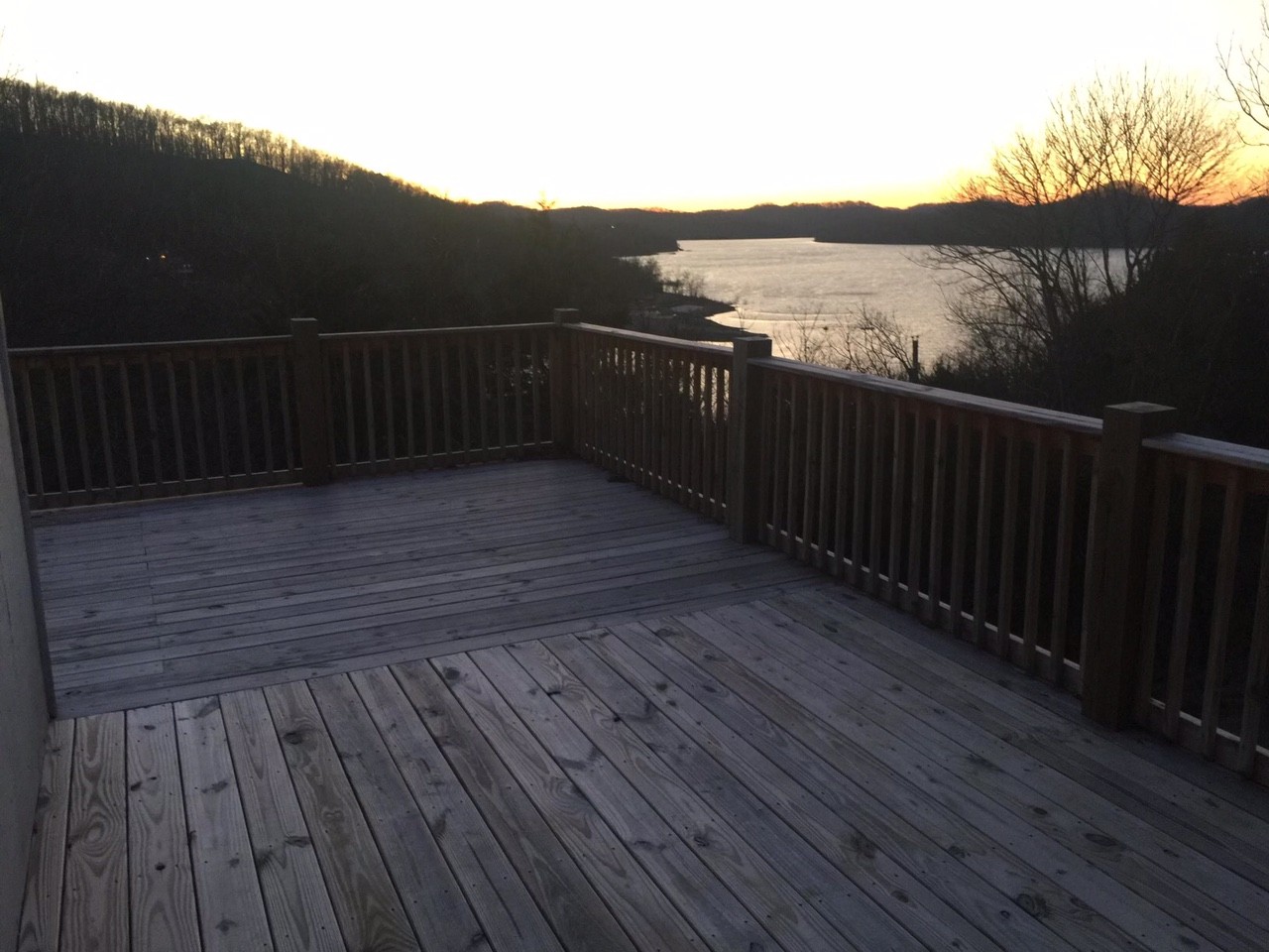 609 Floating Mill Village Road Silver Point, TN 38582 - Photo 64 of 64 a view of deck with wooden floor and lake view