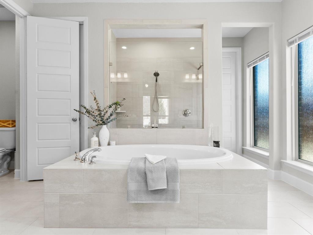 112 Pecan Court Rhome, TX 76078 - Photo 19 of 38 Primary bathroom featuring a well-designed layout with plenty of space for daily routines.