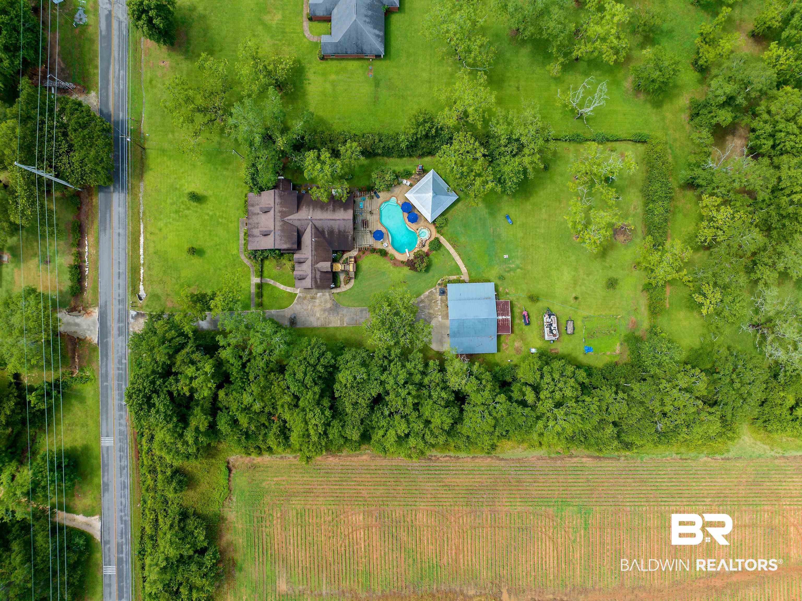 13253 Mary Ann Bch Road Fairhope, AL 36532 - Photo 48 of 54 View of aerial view