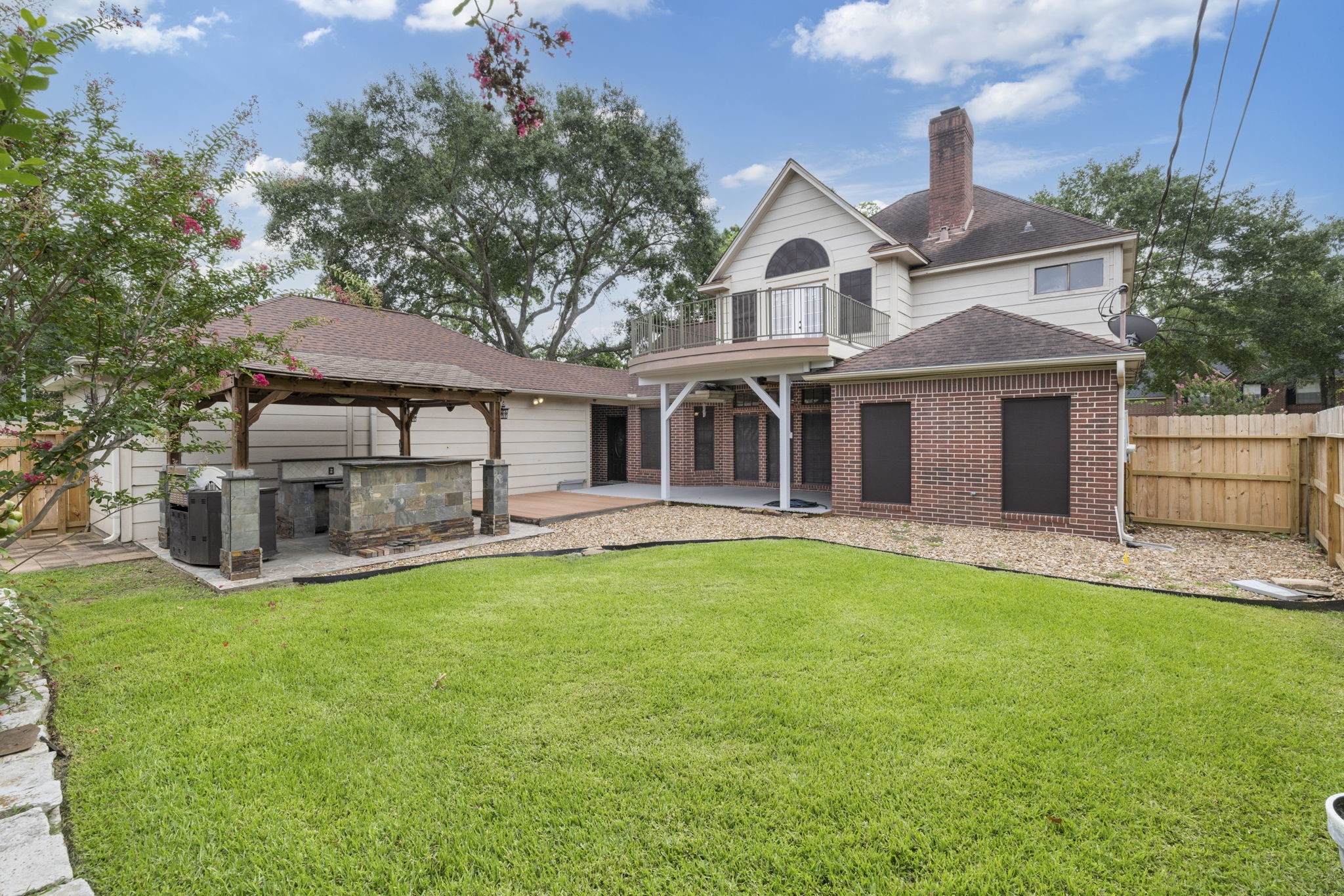 5802 Ashmere Lane Spring, TX 77379 - Photo 5 of 19 a front view of a house with a yard and porch