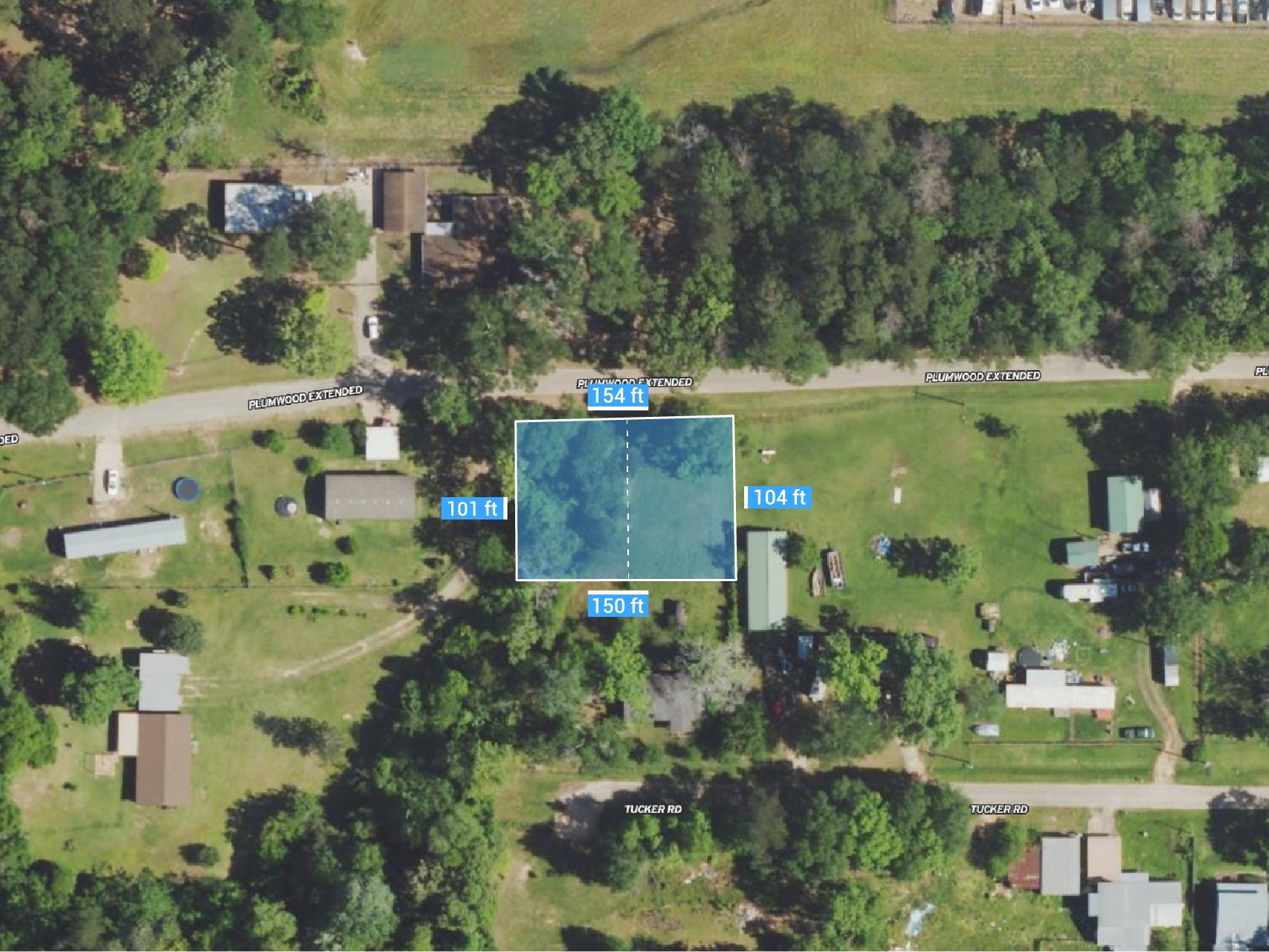 253 County Road 320 Cleveland, TX 77327 - Photo 11 of 13 an aerial view of a house with a yard