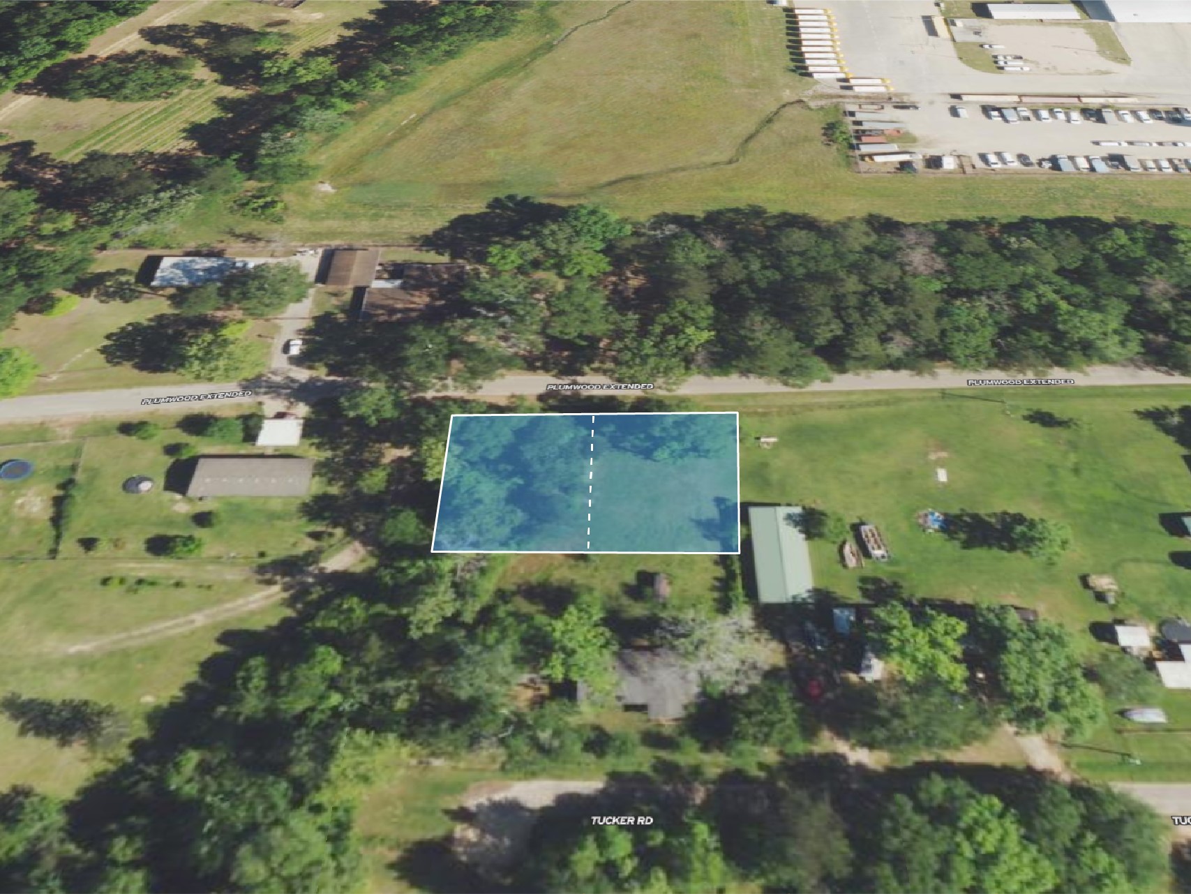 253 County Road 320 Cleveland, TX 77327 - Photo 13 of 13 an aerial view of a houses with outdoor space