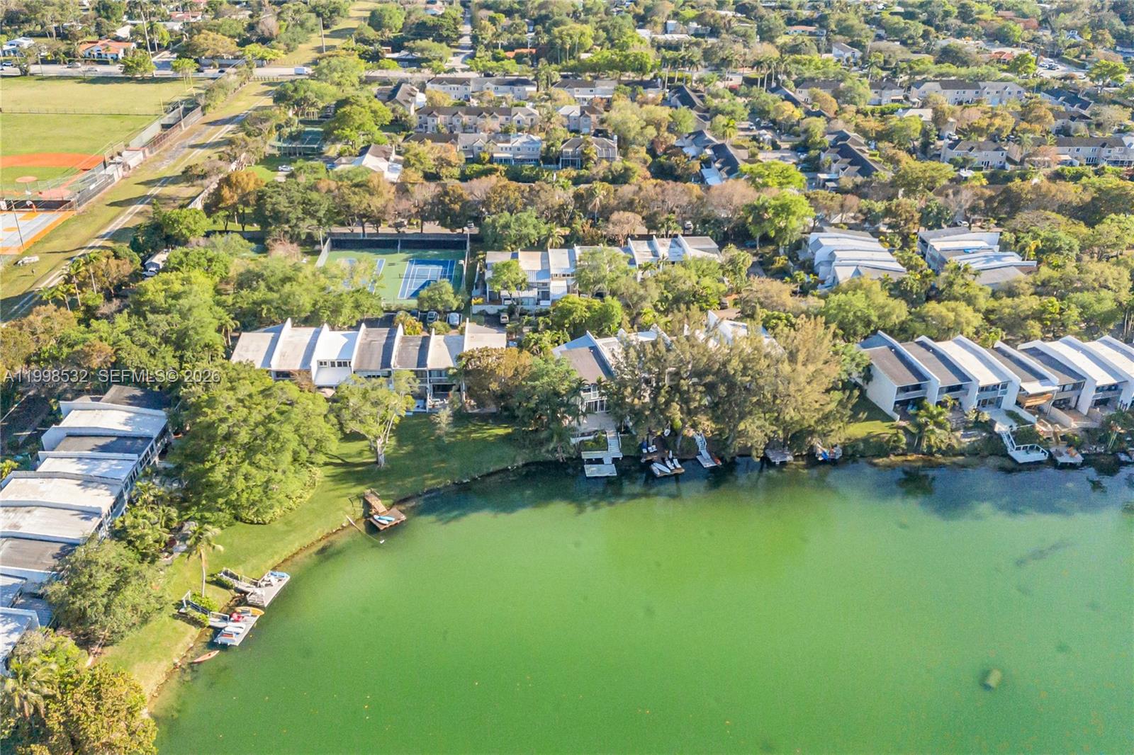 7018 Southwest 53rd Lane Miami, FL 33155 - Photo 57 of 59 a view of a lake with a city