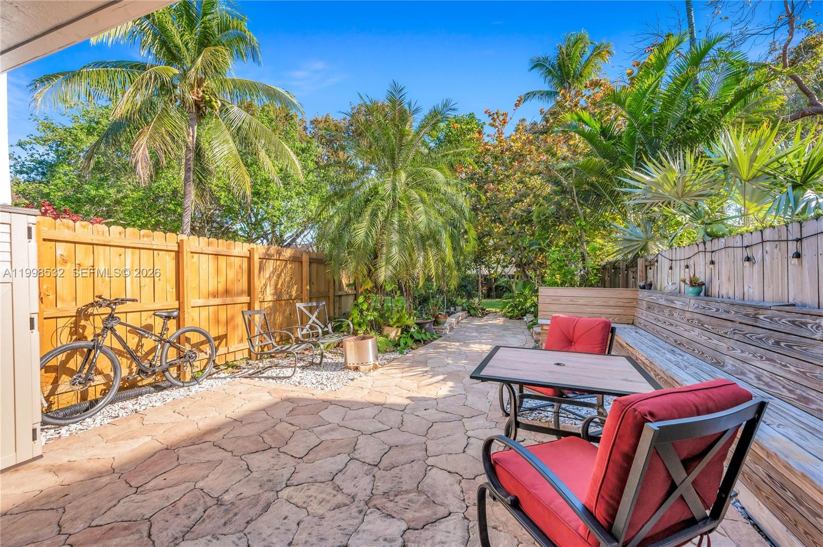 7018 Southwest 53rd Lane Miami, FL 33155 - Photo 9 of 58 a view of a backyard with sitting area