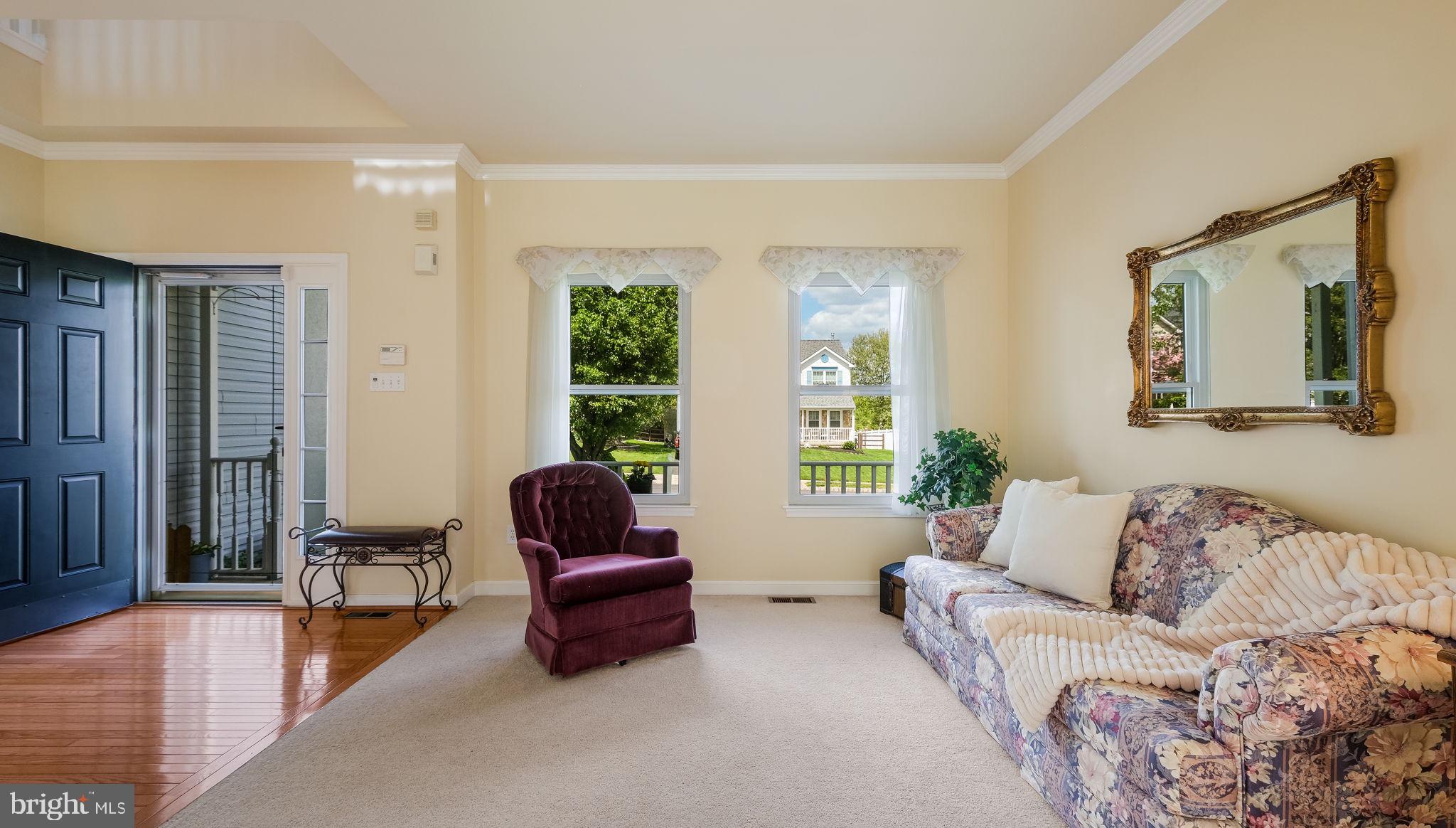 4504 Old Oak Road Doylestown, PA 18902 - Photo 6 of 40 Living room with 9 foot ceilings