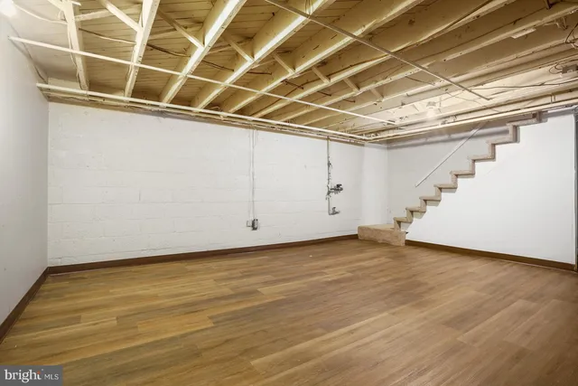 a view of a room with storage and utility