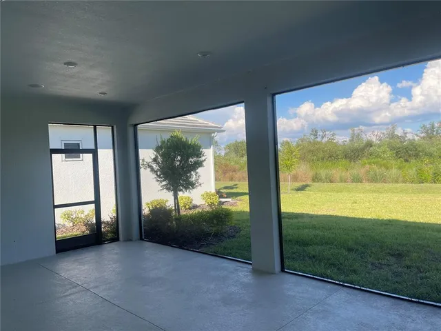 a view of an outdoor space and balcony