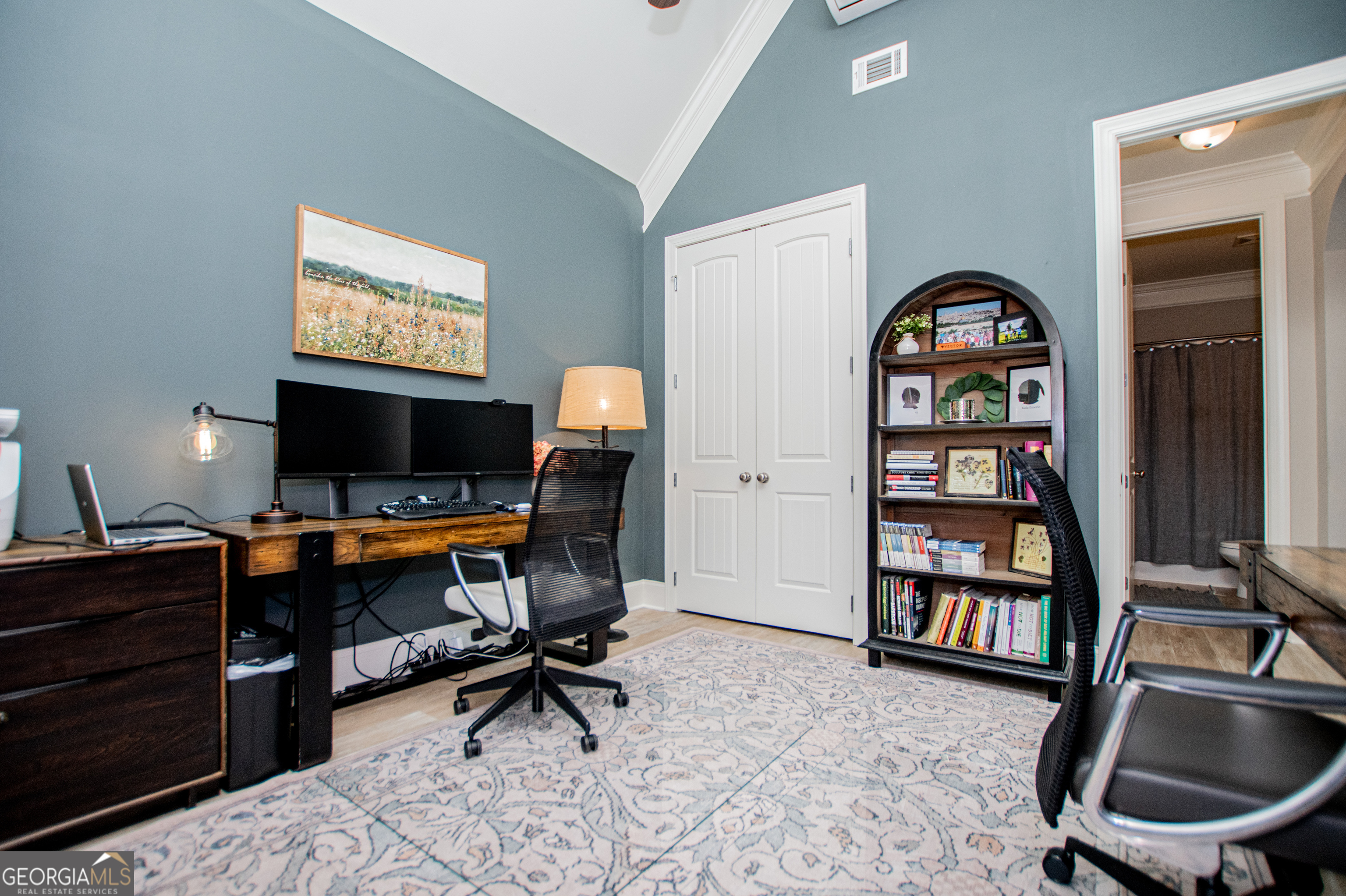 216 Yorkshire Lane Villa Rica, GA 30180 - Photo 52 of 94 a view of a workspace with furniture and a window