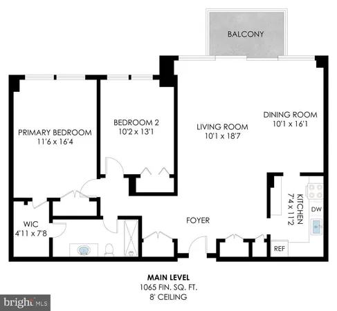 $395,000 | 5500 Friendship Boulevard, Unit 1411N, Chevy Chase, MD 20815