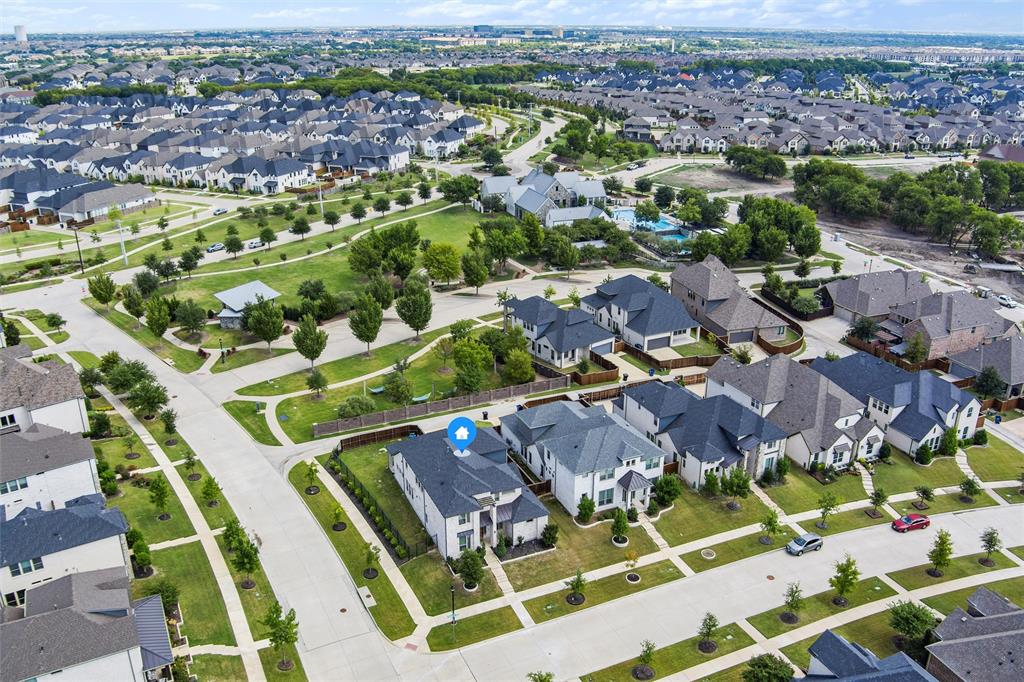8492 Chapote Road Frisco, TX 75035 - Photo 36 of 40 Aerial view of the surrounding neighborhood