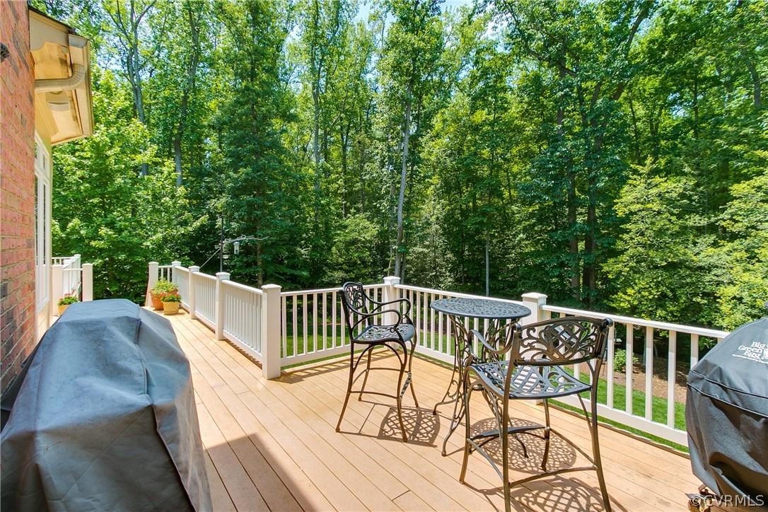 3660 Lansdowne Road Midlothian, VA 23113 - Photo 46 of 50 a view of a chair and table on the deck
