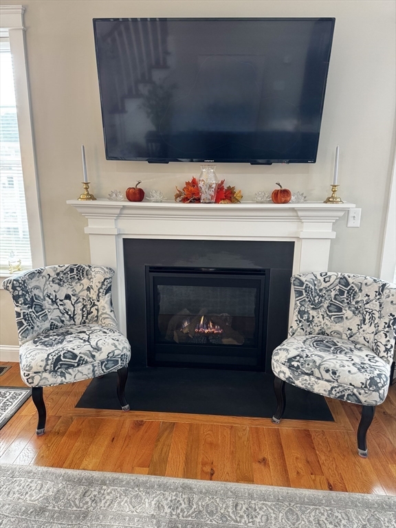 6 Nautical Way, Unit 122 Douglas, MA 01516 - Photo 10 of 42 a living room with furniture and a fireplace