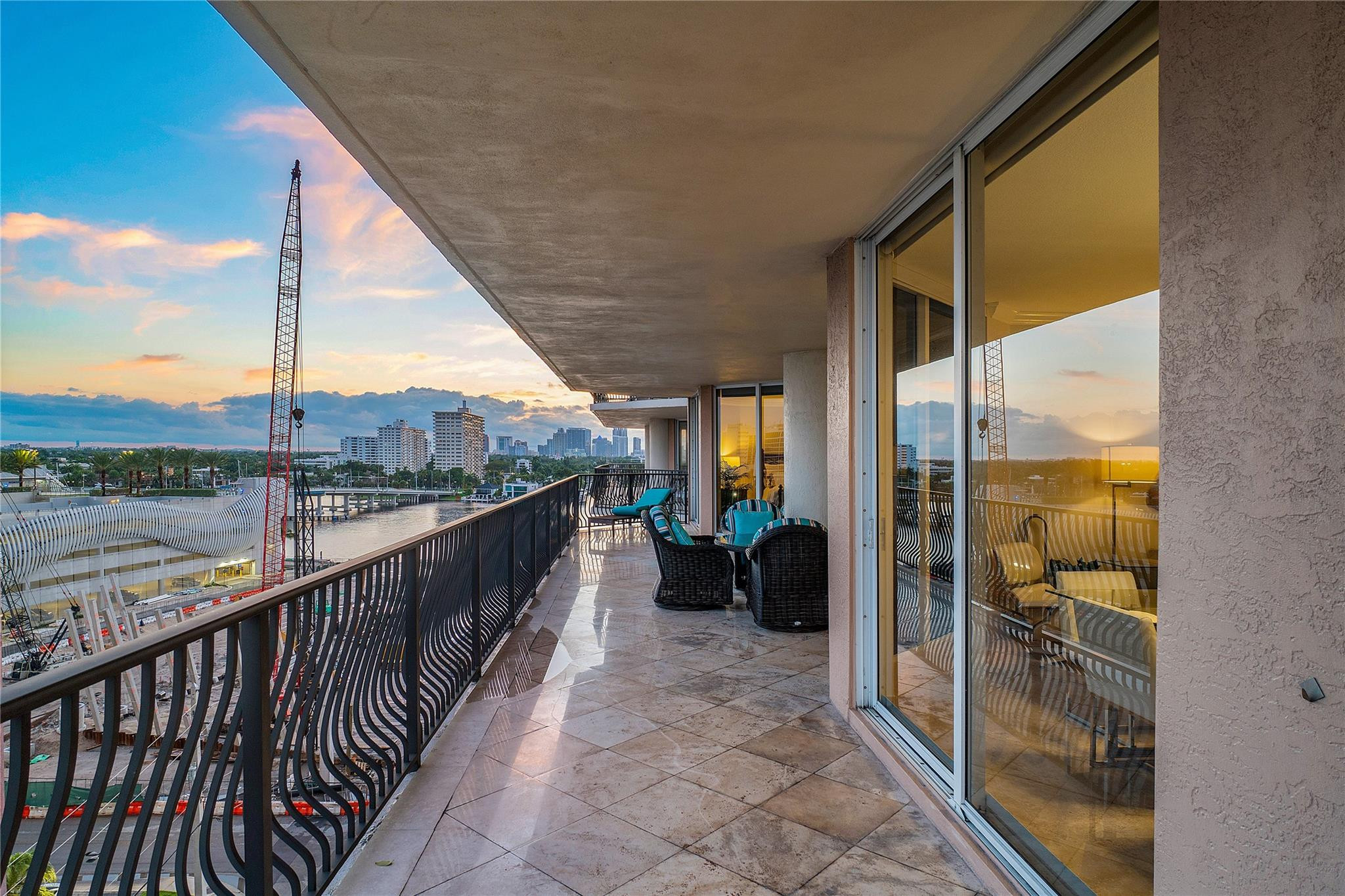 100 South Birch Road, Unit 904 Fort Lauderdale, FL 33316 - Photo 8 of 51 a view of a balcony