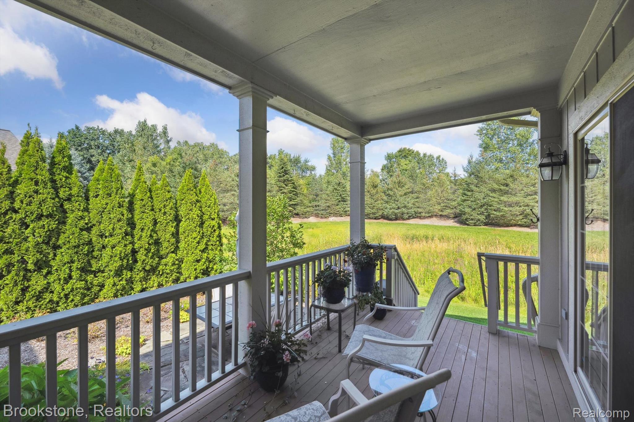 3628 Winding Brk Circle Rochester, MI 48309 - Photo 47 of 57 Covered deck with privacy and lovely views