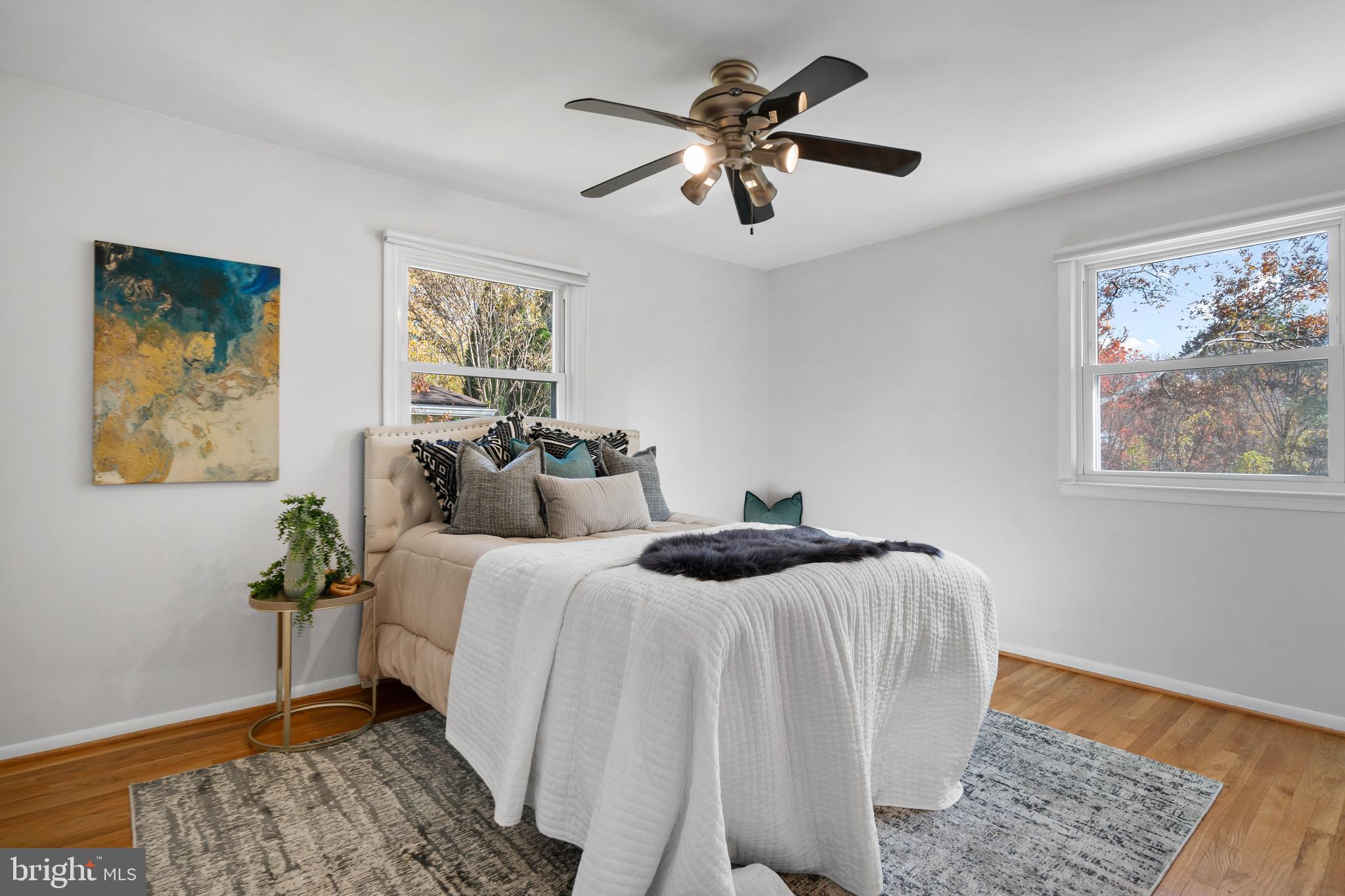 3504 Falling Green Road Olney, MD 20832 - Photo 21 of 54 a bedroom with double bed and a window