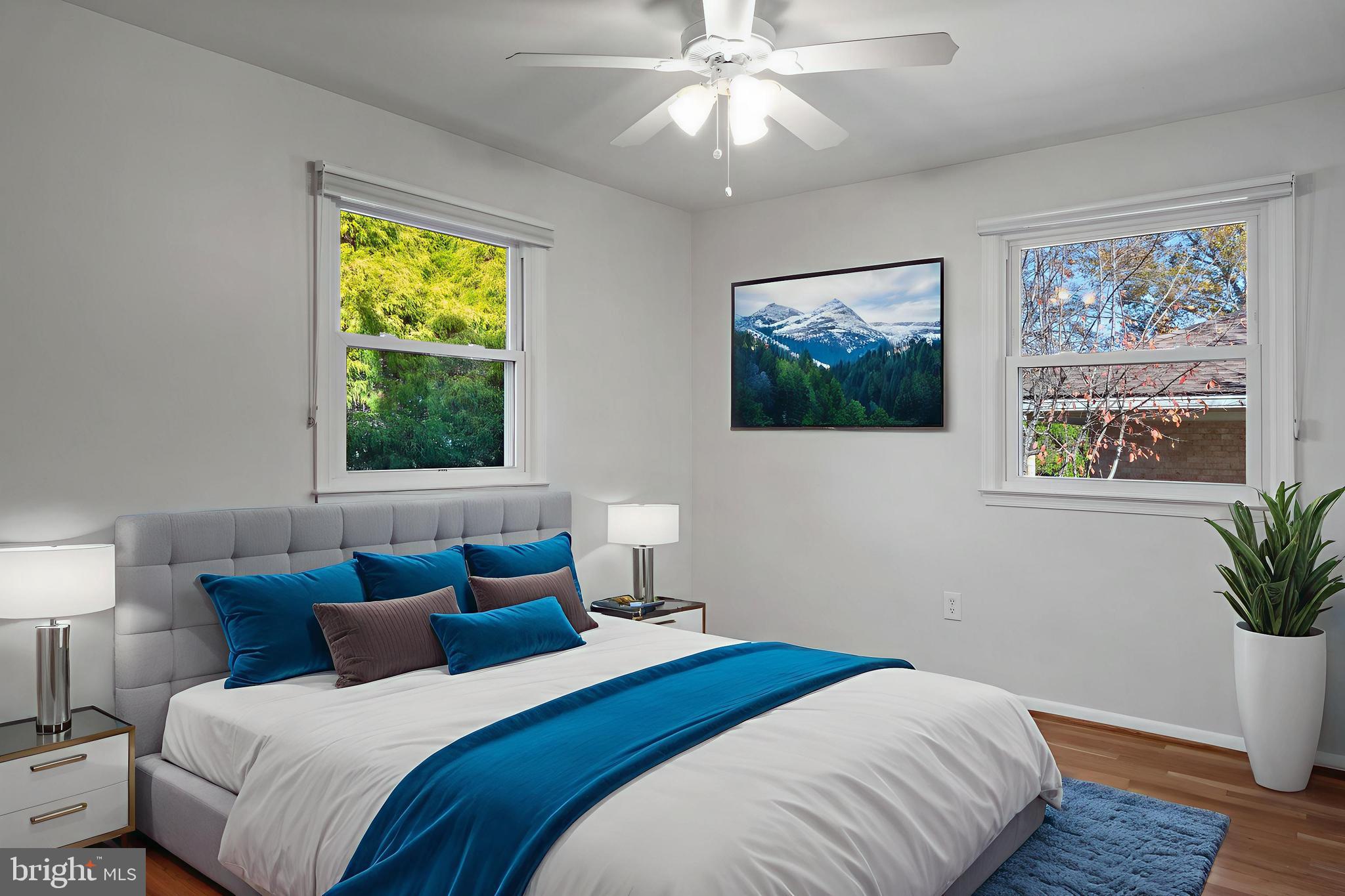 3504 Falling Green Road Olney, MD 20832 - Photo 31 of 54 a bedroom with a large bed and a window