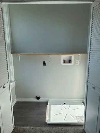 a view of closet area