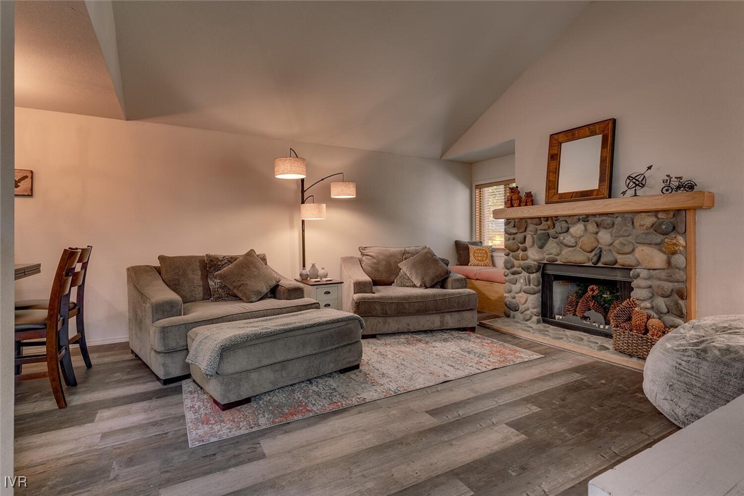 931 Incline Way, Unit 249 Incline Village, NV 89451 - Photo 4 of 21 a living room with furniture and a fireplace