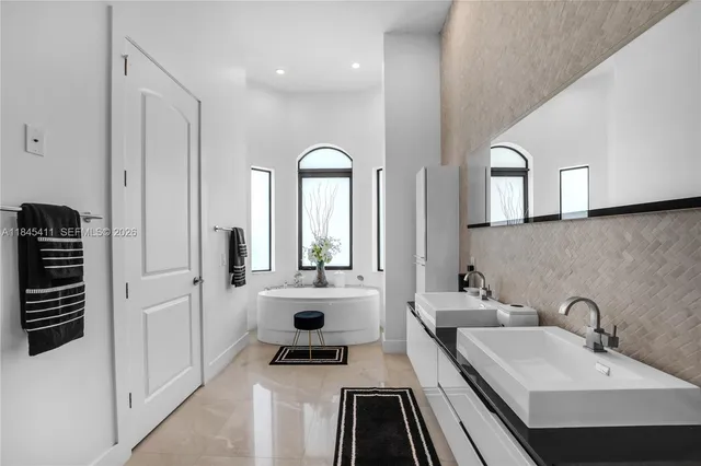 a view of living room with furniture and a yard