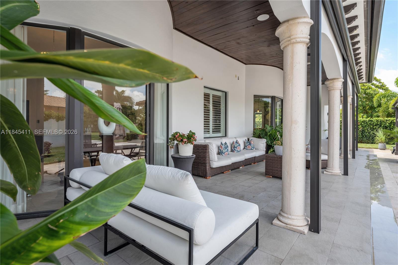 331 Southwest 124th Avenue Miami, FL 33184 - Photo 44 of 69 a view of living room with furniture and a yard
