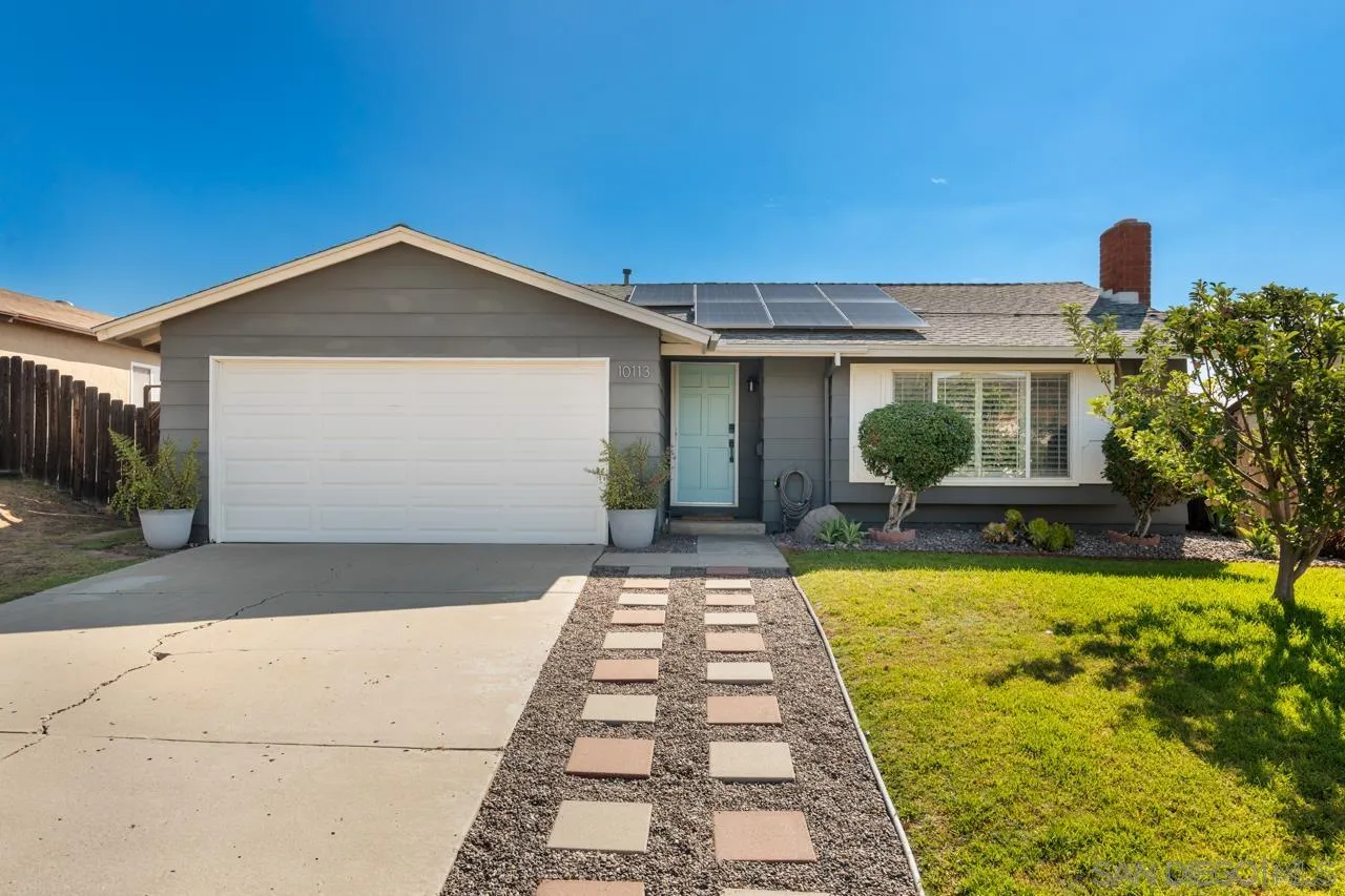 10113 Gem Tree Way Santee, CA 92071 - Photo 2 of 49 a front view of a house with swimming pool