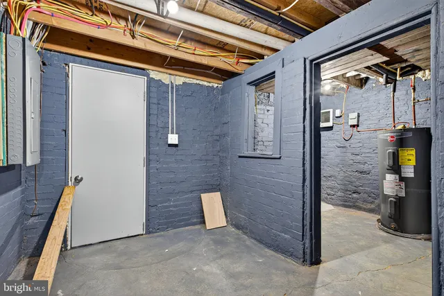 a view of a door of the house