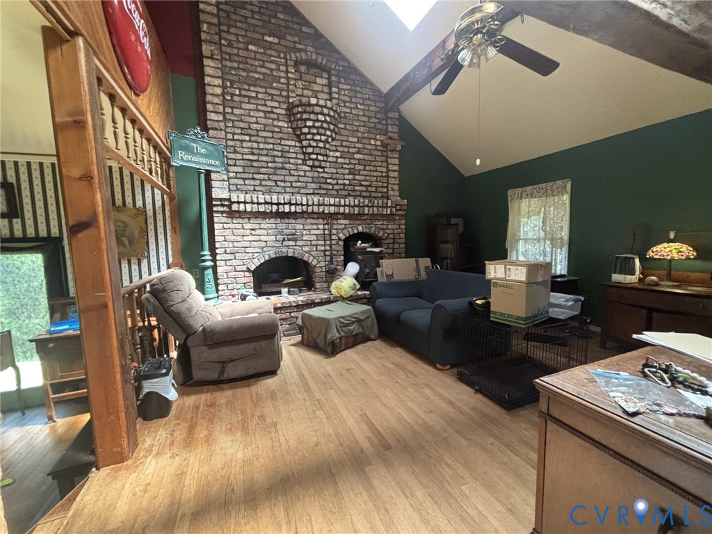 6424 Hackney Circle North Chesterfield, VA 23832 - Photo 6 of 23 a living room with furniture and a fireplace