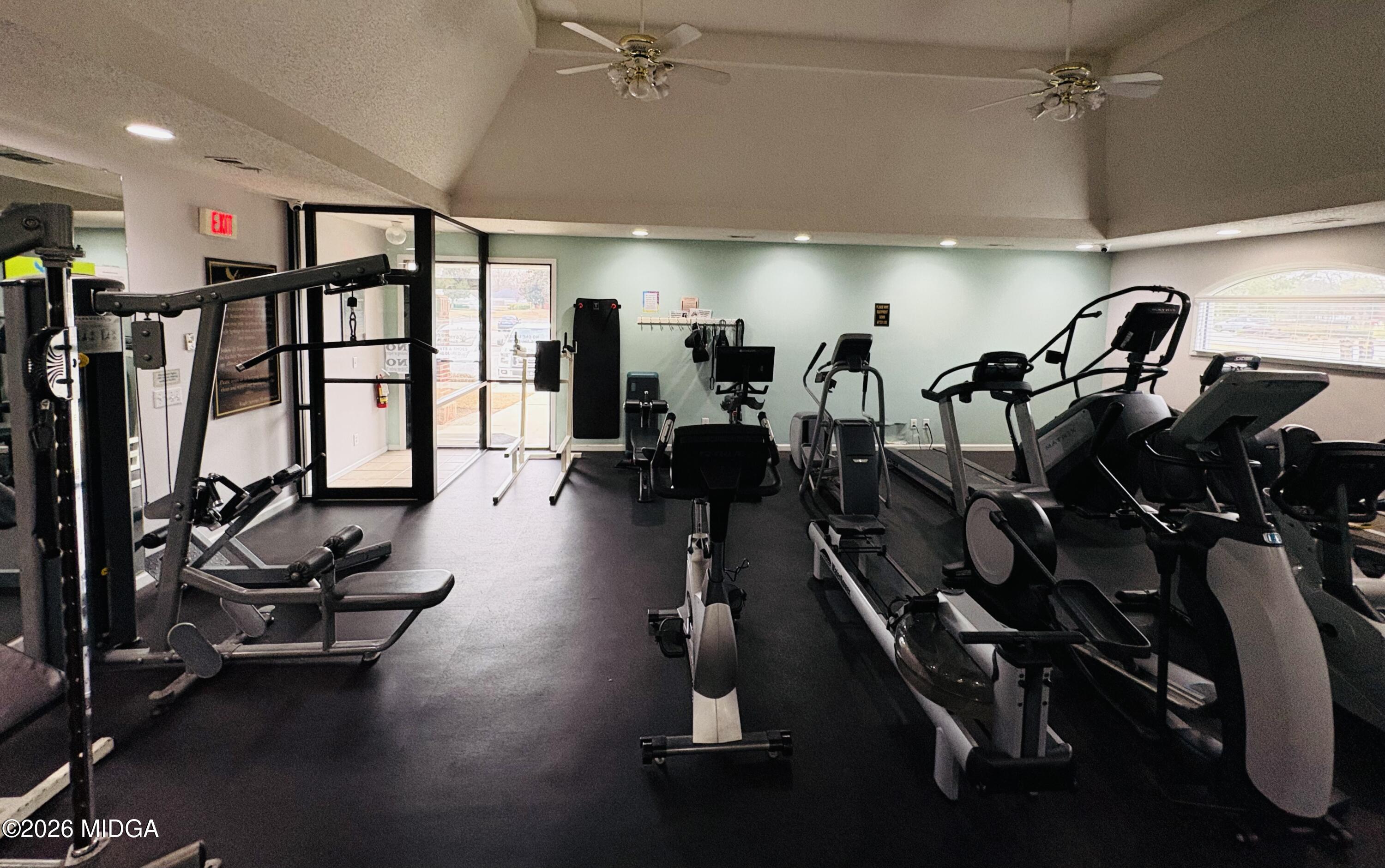 119 Bartlett Way Centerville, GA 31028 - Photo 42 of 48 a view of a room with gym equipment