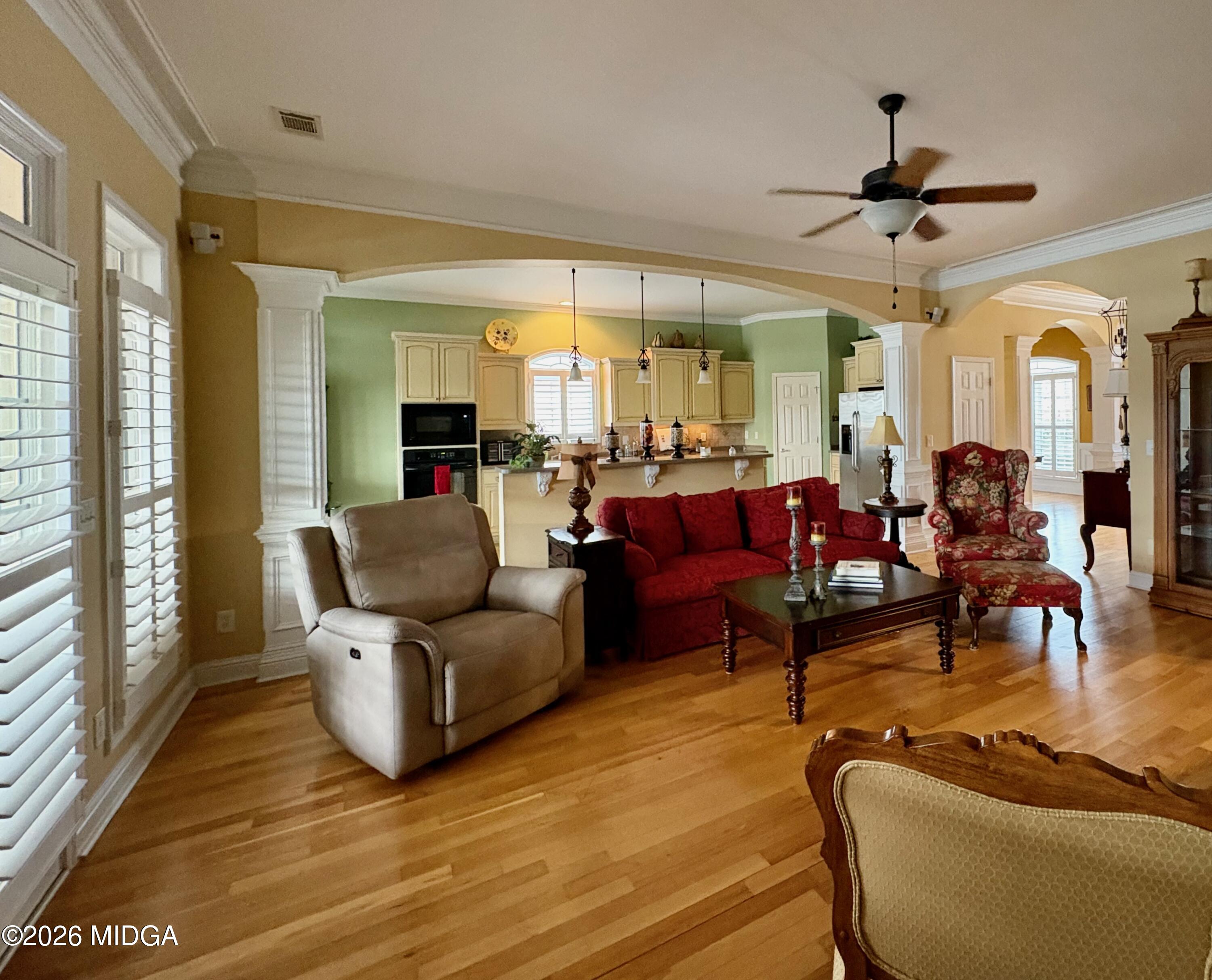 119 Bartlett Way Centerville, GA 31028 - Photo 7 of 48 a living room with furniture and a large window