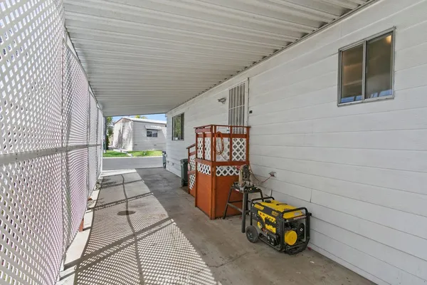 a view of storage utility room
