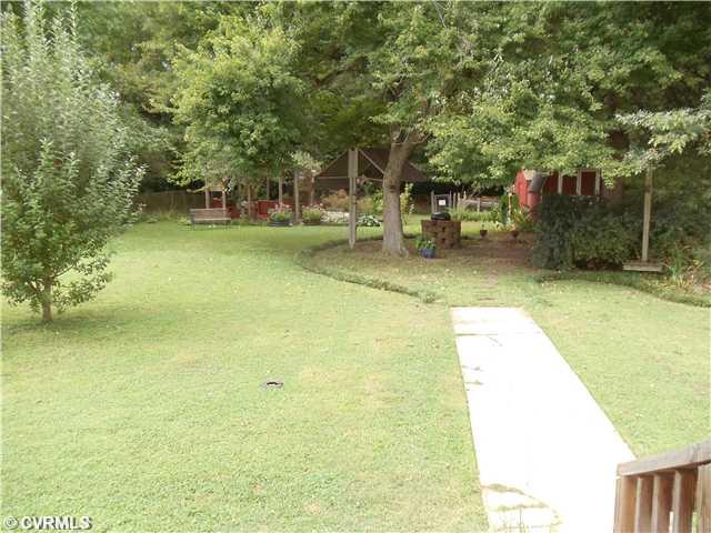 3407 Ritter Street Richmond, VA 23234 - Photo 17 of 24 Yard/Garden - View into the yard from the back deck
